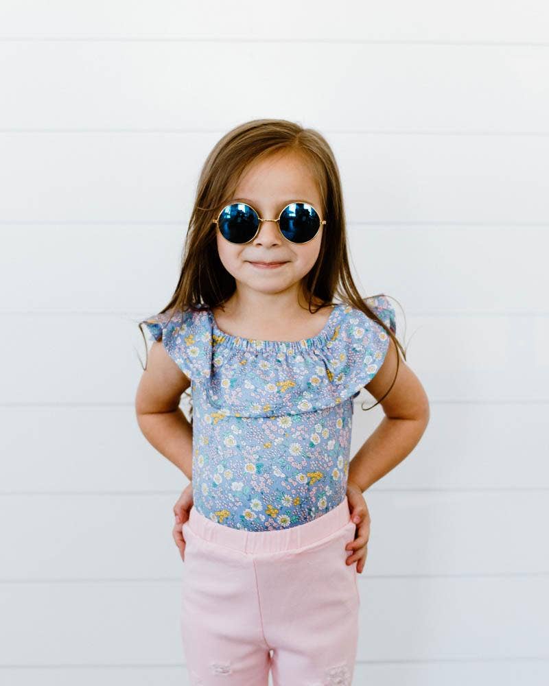 Barbie Denim Bell Bottoms | Distressed Pink