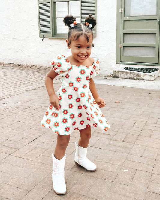 Dress | Bea Puff Sleeve